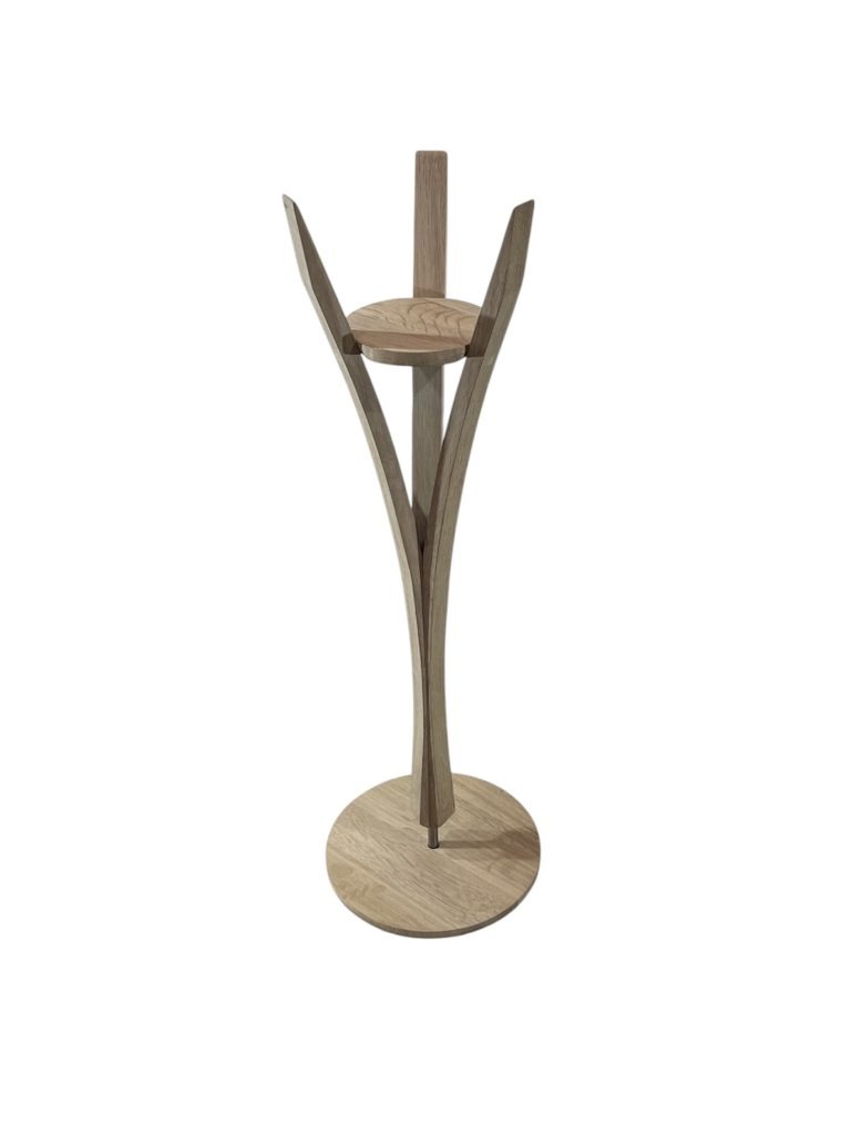 support seau à glace haut. 80cm couleur naturelle